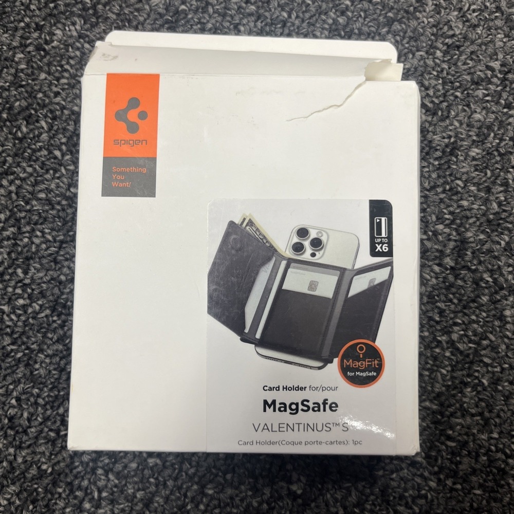 NEW Spigen MagSafe Wallet Card Case [Holds up to 7 Cards and Bills] Valentinus S